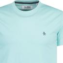 Original Penguin Embroidered Logo Tee (Blue Tint)