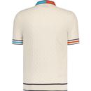 Original Penguin Pointelle Blocked Knitted Polo B