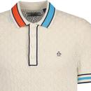 Original Penguin Pointelle Blocked Knitted Polo B