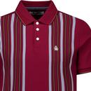 Original Penguin Vertical Stripe Interlock Polo C