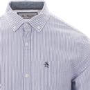 ORIGINAL PENGUIN Mod Stripe Oxford Shirt (Blue)