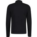 Original Penguin 1/4 Zip Chest Stripe Sweater (TB)