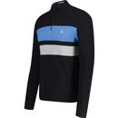 Original Penguin 1/4 Zip Chest Stripe Sweater (TB)