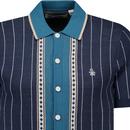 Original Penguin Vertical Stripe Interlock Polo DS