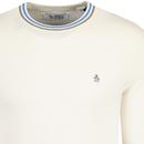 Original Penguin Retro Tipped Crewneck Sweater B