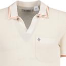 Original Penguin Mesh Tipped Johnny Collar Polo B