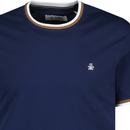 Original Penguin Mod Tipped Retro Ringer Tee (MB)