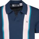 Original Penguin Vertical Stripe Knitted Polo SS