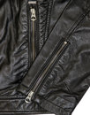 Lennon PEPE JEANS Retro 70s Leather Biker Jacket