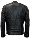 Lennon PEPE JEANS Retro 70s Leather Biker Jacket