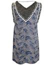 Clearlake PEPE JEANS Retro Vintage Printed Dress
