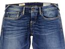 Finsbury PEPE Retro Indie Mod Drainpipe Jeans (DB)