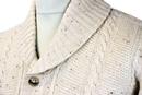 Feldberg PEPE Cable Knit Shawl Collar Cardigan