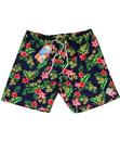 Jolly PEPE JEANS Retro Floral Hawaiian Swim Shorts