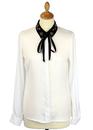 Starling PEPE JEANS Vintage 60s Bead & Bow Shirt