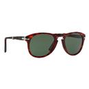 PERSOL PO0714 Folding Sunglasses (Havana/Green)