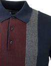 Headley PETER WERTH Retro Stripe Panel Knit Polo