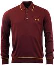 LOIS x PETER WERTH Retro Contrast Tipped Knit Polo