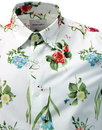 Sylvan PETER WERTH Retro Floral Button Under Shirt