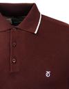 Bernwell PETER WERTH Retro Fine Knit Tipped Polo