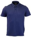 Lombard PETER WERTH Textured Perf Retro Mod Polo N