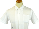 Merchant PETER WERTH Retro Mod White Linen Shirt