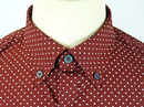Henshall PETER WERTH Retro Mod Polka Dot Shirt (O)
