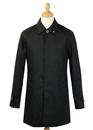 PETER WERTH Twyford 60s Mod Bonded Cotton Raincoat