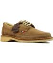 Gallagher POD Retro 1970s Pin Punch Nubuck Shoes