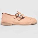 Pod Originals Marley Retro 70s Nubuck Leather Mary Jane Shoes in Pink POC26949AD02PGZZ