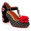 Adore Me POETIC LICENCE 60s Floral Block Heels (B)