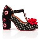 Adore Me POETIC LICENCE 60s Floral Block Heels (B)
