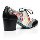 Clara Bow POETIC LICENCE Mod Brogue Heels in Black