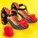 Adore Me POETIC LICENCE 60s Floral Block Heels (B)