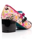 Mini Mod POETIC LICENCE 60s Floral Mod Shoes -Pink