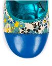 Mini Mod POETIC LICENCE 60s Floral Mod Shoes -Blue
