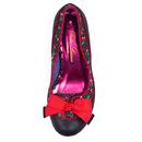 Mitzi IRREGULAR CHOICE Vintage Cherry Heels Black