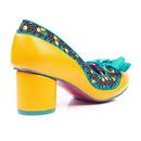 Mitzi IRREGULAR CHOICE Vintage Cherry Heels Yellow