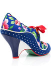 School's Out POETIC LICENCE Polka Dot Floral Heels