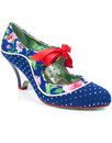 School's Out POETIC LICENCE Polka Dot Floral Heels