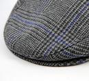 Cambridge Price of Wales Check Retro Wool Flat Cap