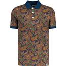 Pretty Green 15th Anniversary Paisley Polo Shirt B