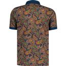 Pretty Green 15th Anniversary Paisley Polo Shirt B