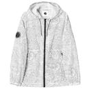 Pretty Green Anchorage Retro Paisley Hooded Nylon Jacket in Grey G24Q2MUOUT269