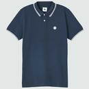 Barton Pretty Green Mod Twin Tipped Pique Polo N