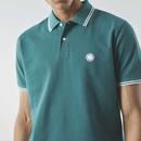 Barton Pretty Green Mod Twin Tipped Pique Polo T