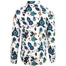 PRETTY GREEN X THE BEATLES Prudence Floral Shirt W