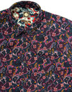 Beaufort PRETTY GREEN Mod Floral Paisley Shirt (P)