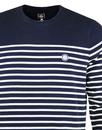 Echo PRETTY GREEN 60s Mod Breton Stripe LS T-Shirt