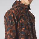 Brindle Pretty Green Retro 90s Hooded Camo Jacket 